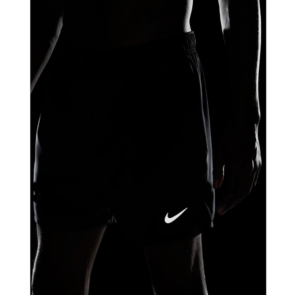 Nike Challenger 5" Mens Lined Running Gym Training Workout Shorts Black XL - Picture 9 of 10